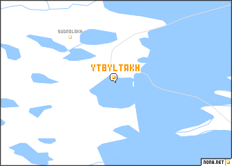 map of Ytbyltakh