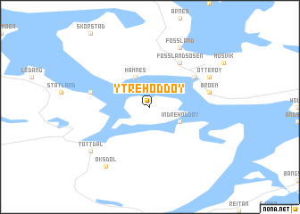 map of Ytre Hoddøy