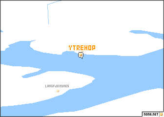 map of Ytre Hop