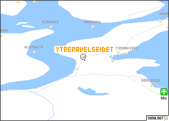 map of Ytre Ravelseidet