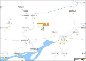 map of Yttelä