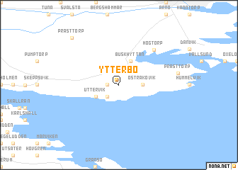 map of Ytterbo