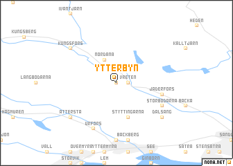 map of Ytterbyn