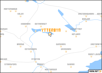 map of Ytterbyn