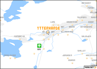 map of Ytterhärde