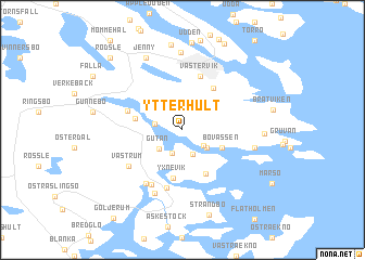map of Ytterhult