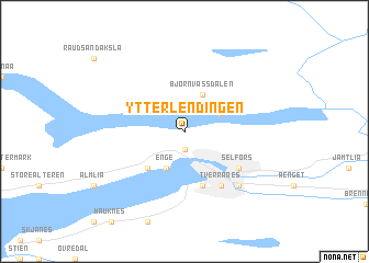 map of Ytterlendingen