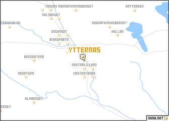 map of Ytternäs