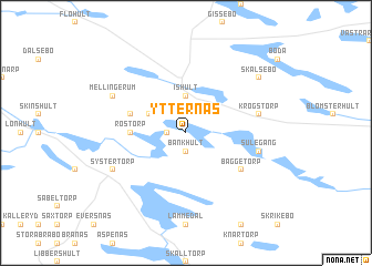 map of Ytternäs