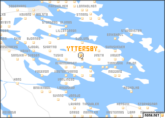 map of Yttersby