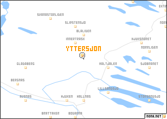 map of Yttersjön