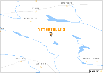map of Yttertällmo