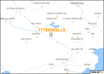 map of Yttre Åkulla