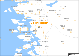 map of Yttre Buar