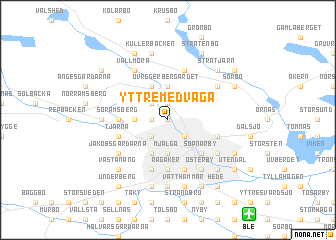 map of Yttre Medväga