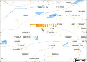 map of Yttre Mossared