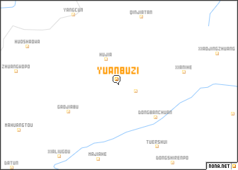 map of Yuanbuzi