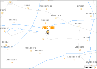 map of Yuanbu