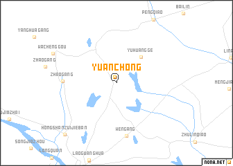 map of Yuanchong