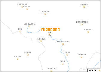 map of Yuandang