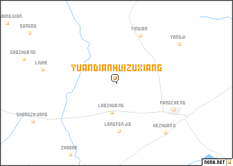 map of Yuandianhuizuxiang