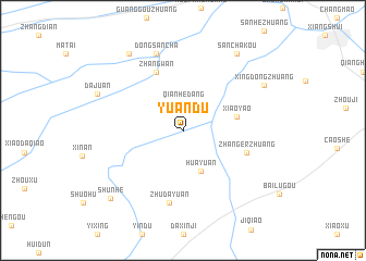 map of Yuandu