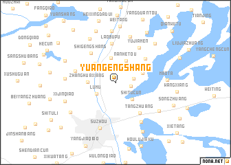 map of Yuangengshang