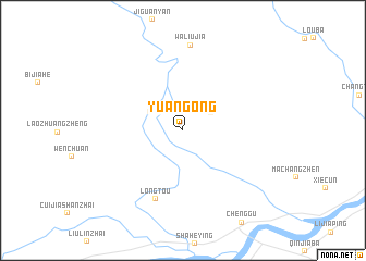 map of Yuangong