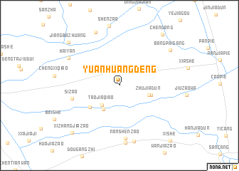 map of Yuanhuangdeng