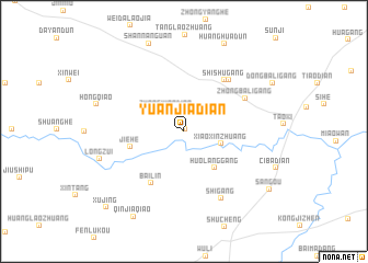 map of Yuanjiadian