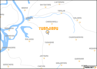 map of Yuanjiapu