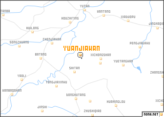map of Yuanjiawan