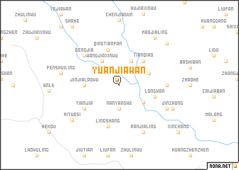 map of Yuanjiawan