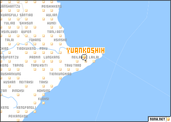 map of Yüan-ko-shih