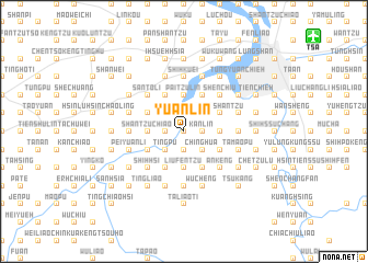 map of Yüan-lin