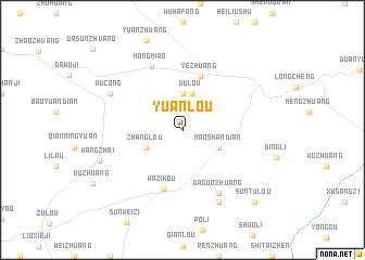 map of Yuanlou