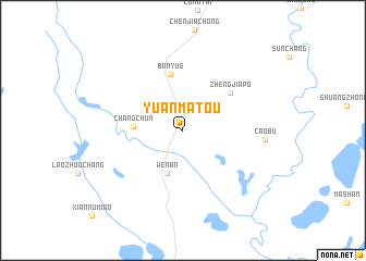 map of Yuanmatou