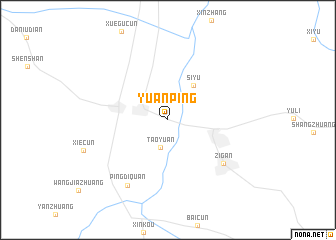 map of Yuanping