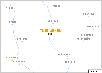 map of Yuanshang