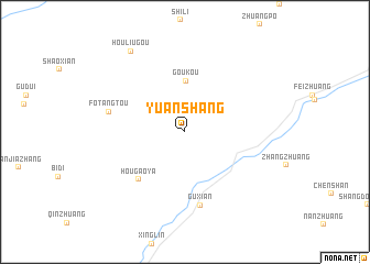 map of Yuanshang