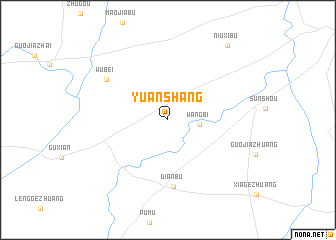 map of Yuanshang