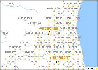 map of Yüan-shan