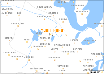 map of Yuantanpu