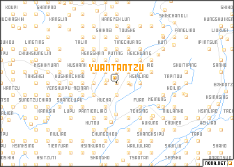 map of Yüan-t\