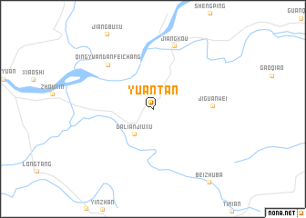 map of Yuantan