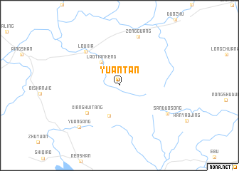 map of Yuantan