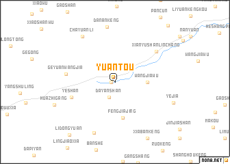 map of Yuantou