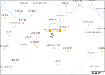 map of Yuantou