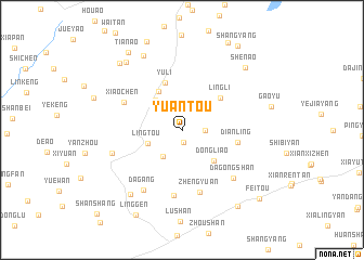 map of Yuantou