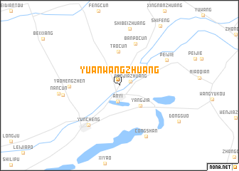 map of Yuanwangzhuang